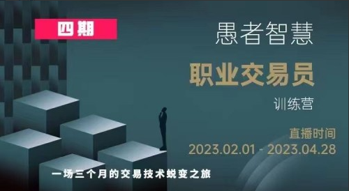 愚者智慧《职业交易员训练营》四期