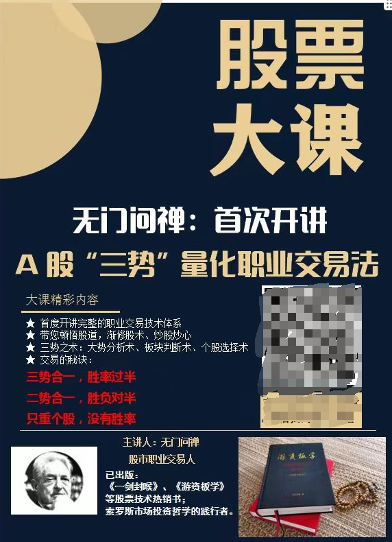 【无门问禅】2024年无门问禅:三势量化职业交易法