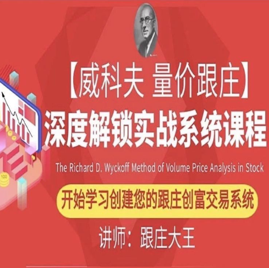 跟庄大王第七届威科夫量价跟庄培训班课程视频回放（包含PPT课件资料）