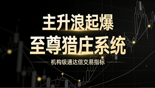 主升浪起爆《至尊猎庄系统》机构级通达信交易指标